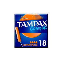 Imagen TAMPAX COMPAK SUPER PLUS 18 U