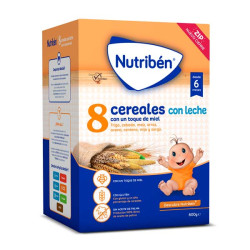 Imagen NUTRIBEN PAPILLA 8 CEREALES MIEL GALLETA MARIA 600 G