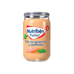 Imagen NUTRIBEN POTITO POLLO CON GUISANTES ZANAHORIAS 235 G