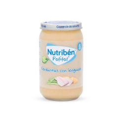 Imagen NUTRIBEN POTITO VERDURITAS CON LENGUADO 235 G