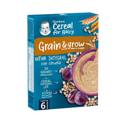 Imagen GERBER PAPILLA AVENA CON CIRUELA 250 G