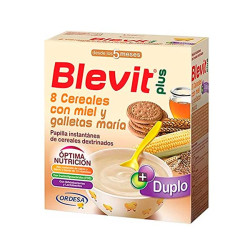 Imagen BLEVIT DUPLO 8 CEREALES MIEL GALLLETA 600 G