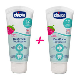 Imagen CHICCO PASTA DENTAL FRESA +12M 50 ML DUPLO