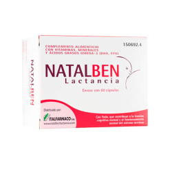 Imagen NATALBEN LACTANCIA 60 CAP