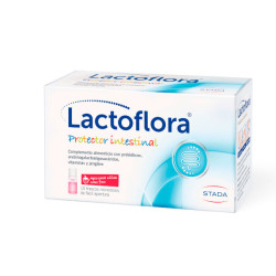 Imagen LACTOFLORA PROTECTOR INTESTINAL INFANTIL FRESA 10 VIALES