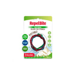 Imagen REPEL BITE NATURAL PULSERA DE CUERDA CON CITRONELA 3 UNIDADES