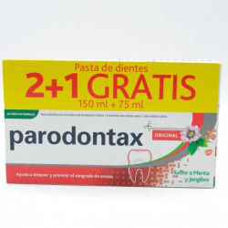 Imagen PARODONTAX ORIGINAL SABOR MENTA Y JENGIBRE 75 ML TRIPLO