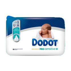 Imagen DODOT PRO SENSITIVE TALLA 1 2-5 KG 38 U