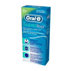 Imagen ORAL B SEDA DENTAL SUPER FLOSS 50 U