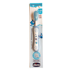 Imagen CHICCO CEPILLO DIENTES 6-36 M AZUL